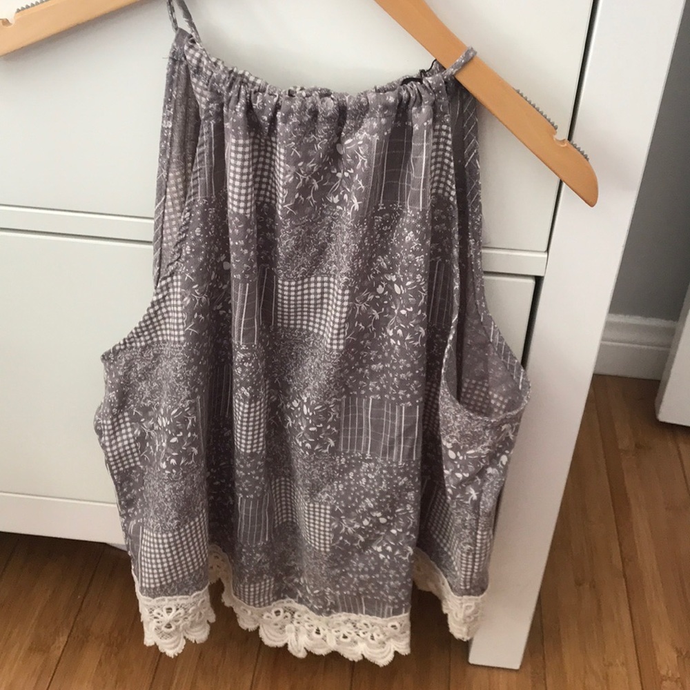 Cute fringed muscle tee